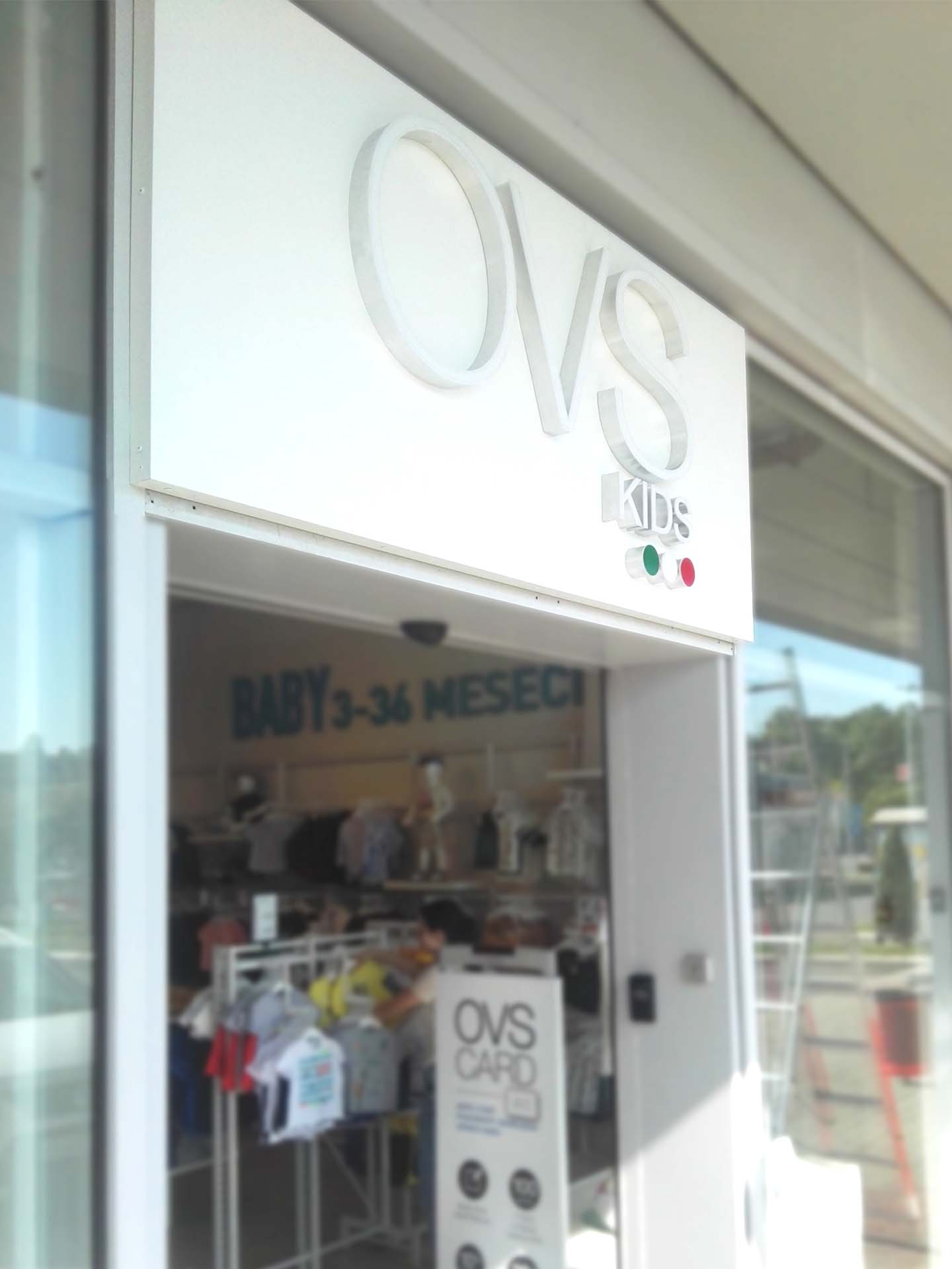 3D reklama OVS Pancevo 3D reklama OVS Pancevo