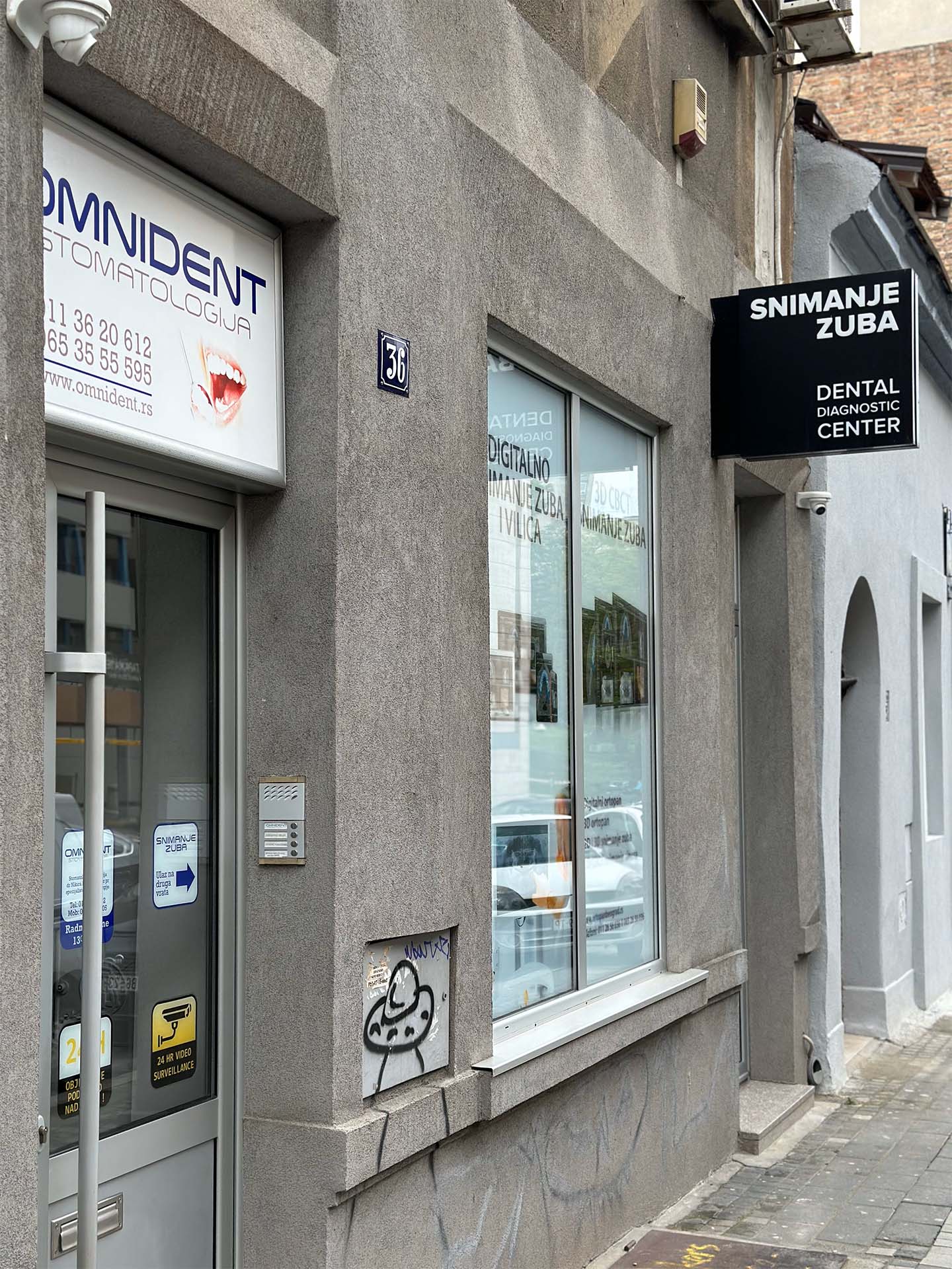 3D reklama Omnident Stomatoloska ordinacija Zgrada Beograd 3D reklama Omnident Stomatoloska ordinacija Zgrada Beograd