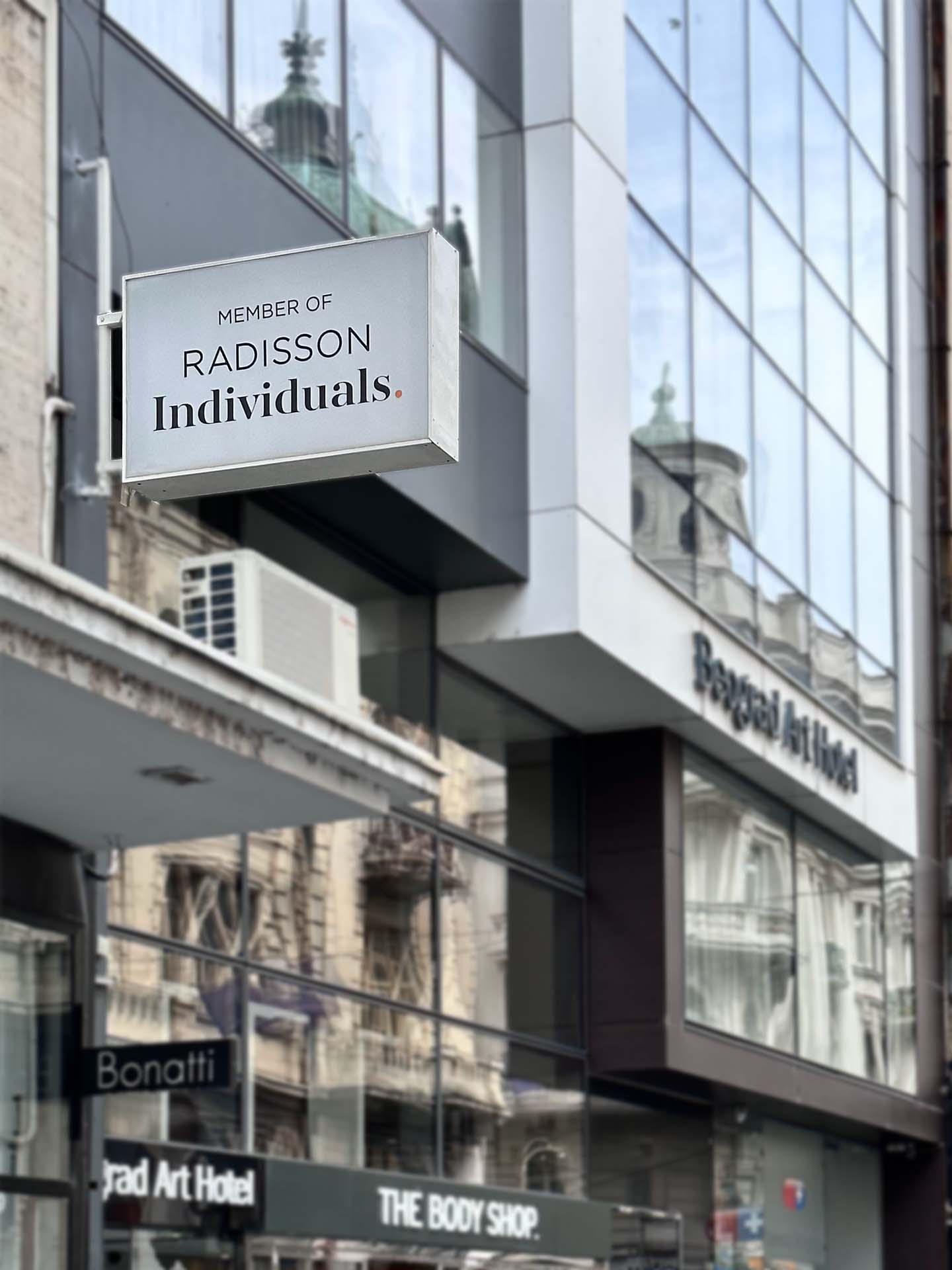 3D reklama radisson hotel beograd 3D reklama radisson hotel beograd