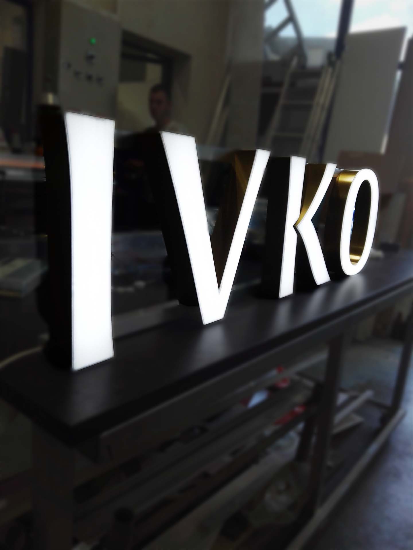 3D reklama slova IVKO 3D reklama slova IVKO